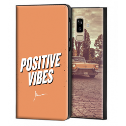 Housse portefeuille Samsung Galaxy J8 2018 personnalisable