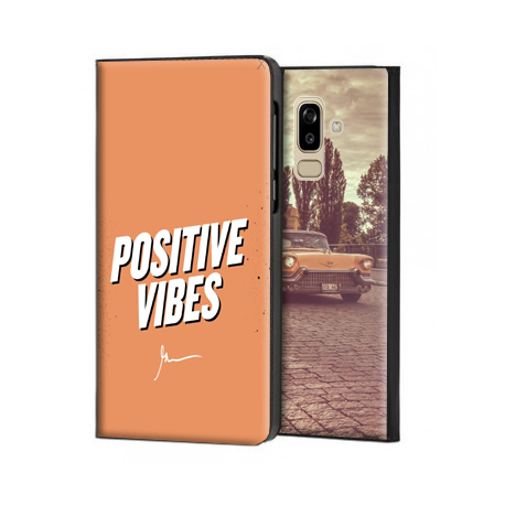 Housse portefeuille Samsung Galaxy J8 2018 personnalisable