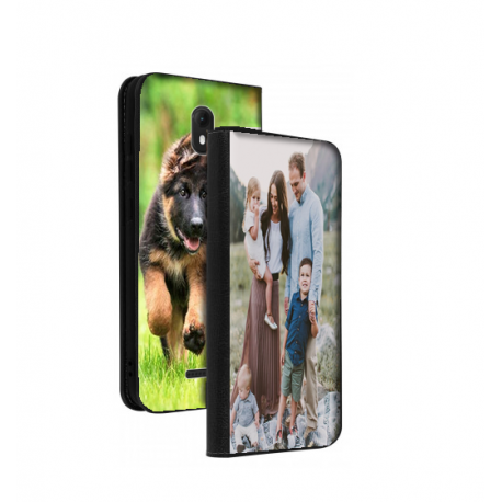 Housse portefeuille Wiko View Go personnalisable