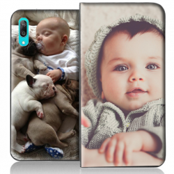 Housse portefeuille Huawei Y7 2019 personnalisable