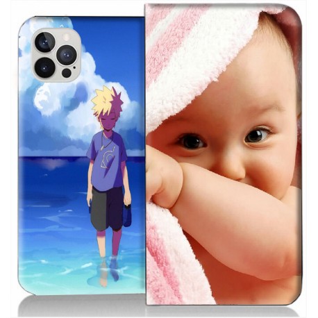 Housse portefeuille iPhone 12 Pro Max personnalisable