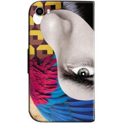 Etui housse portefeuille personnalisé Wiko Lenny 2