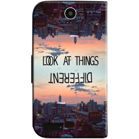 Housse portefeuille avec photo Orange Dive 30