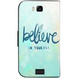 Housse portefeuille avec photo Huawei Y5