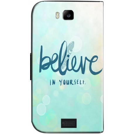 Housse portefeuille avec photo Huawei Y5