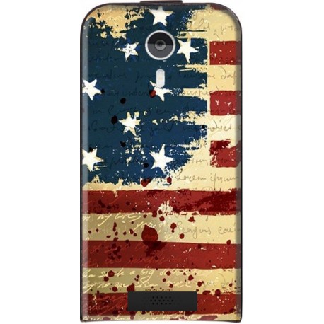 Housse à rabat vertical avec photo Wiko Cink Five