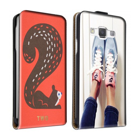 Housse verticale avec photo Samsung Galaxy A3