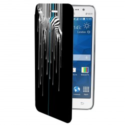 Housse portefeuille avec photo pour Samsung Galaxy Grand Prime