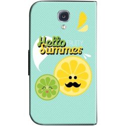 Housse portefeuille avec photo Samsung Galaxy S4