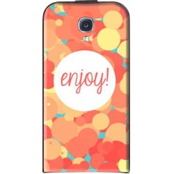 Housse à rabat vertical avec photo pour Samsung Galaxy S4