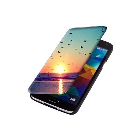 Housse verticale avec photo pour Samsung Galaxy S5 Mini