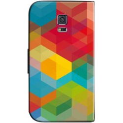 Housse portefeuille avec photo Samsung Galaxy S5