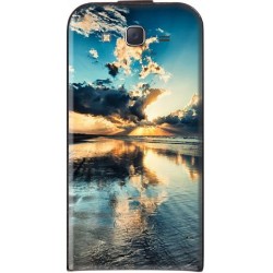 Housse verticale avec photo Samsung Galaxy J5