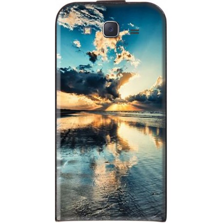 Housse verticale avec photo Samsung Galaxy J5