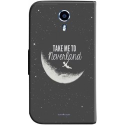 Housse portefeuille avec photo Wiko Darknight