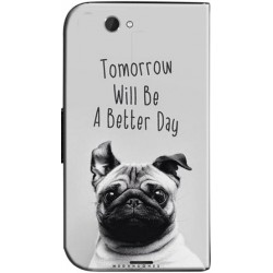 Etui housse portefeuille avec photo Wiko Getaway