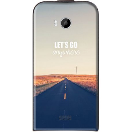 Housse à rabat vertical avec photo Wiko Iggy