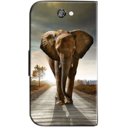 Housse portefeuille avec photo HTC One A9