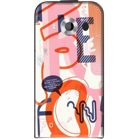 Housse à rabat vertical avec photo Microsoft Lumia 950