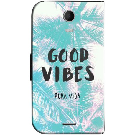 Housse portefeuille avec photo Wiko Darkmoon