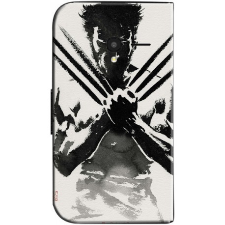 Housse portefeuille avec photo Alcatel One Touch Pixi 3 (4.5)