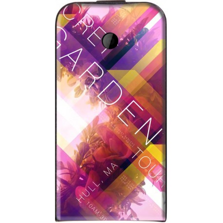 Housse verticale avec photo HTC One Mini