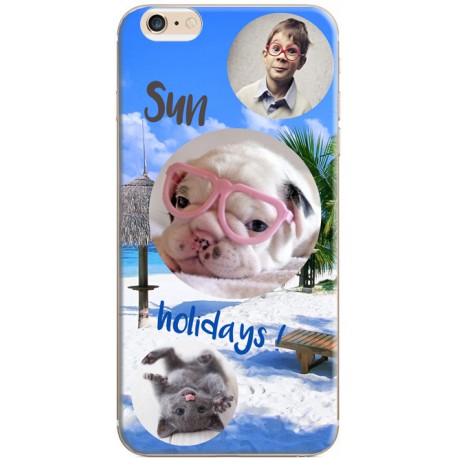 Coque personnalisable iPhone 6 / iPhone 6S Décor Vacances