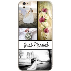 Coque avec photo iPhone 6 / iPhone 6S Photo montage Just Married