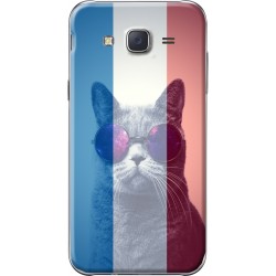Coque avec photo montage drapeau français pour Samsung Galaxy J5