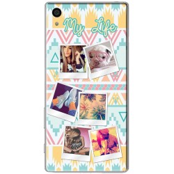 Coque avec pêle-mêle photo "My Life" Sony Xperia Z5