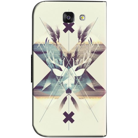 Housse portefeuille avec photo pour Samsung Galaxy A5 2016