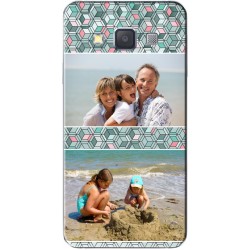 Coque décor graphique cubes à personnaliser Samsung Galaxy A3