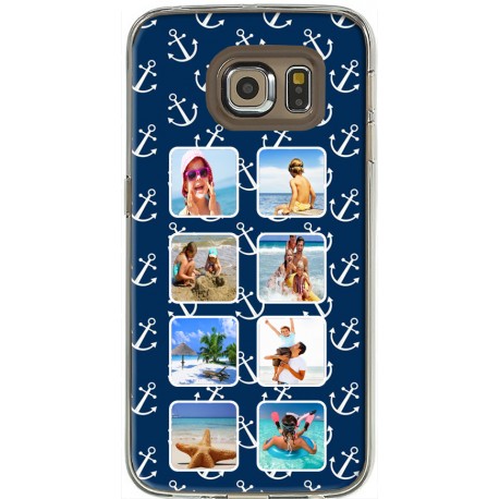 Coque décor Blue Marine personnalisable Samsung Galaxy S6 Edge