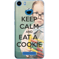 Coque avec photo Keep Calm and Eat Cookie pour Wiko Sunset 2