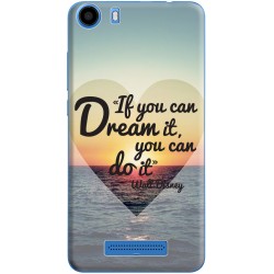 Coque avec photo Citation Walt Disney pour Wiko Lenny 2