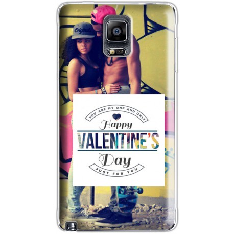 Coque Saint Valentin avec photo Samsung Galaxy Note 4