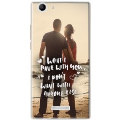 Coque Phrase Amour Wiko Ridge Fab 4G à personnaliser