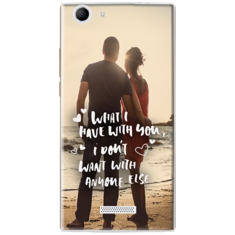 Coque Phrase Amour Wiko Ridge Fab 4G à personnaliser