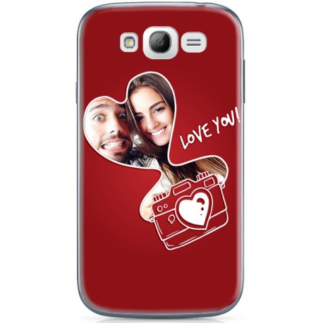 Coque décor I Love You Samsung Galaxy Grand Plus personnalisable