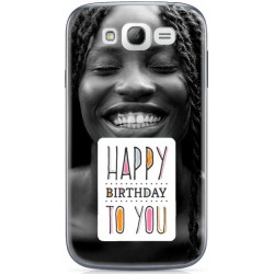 Coque Happy Birthday personnalisable Samsung Galaxy Grand Plus